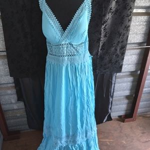 Dress Tourquiose long style